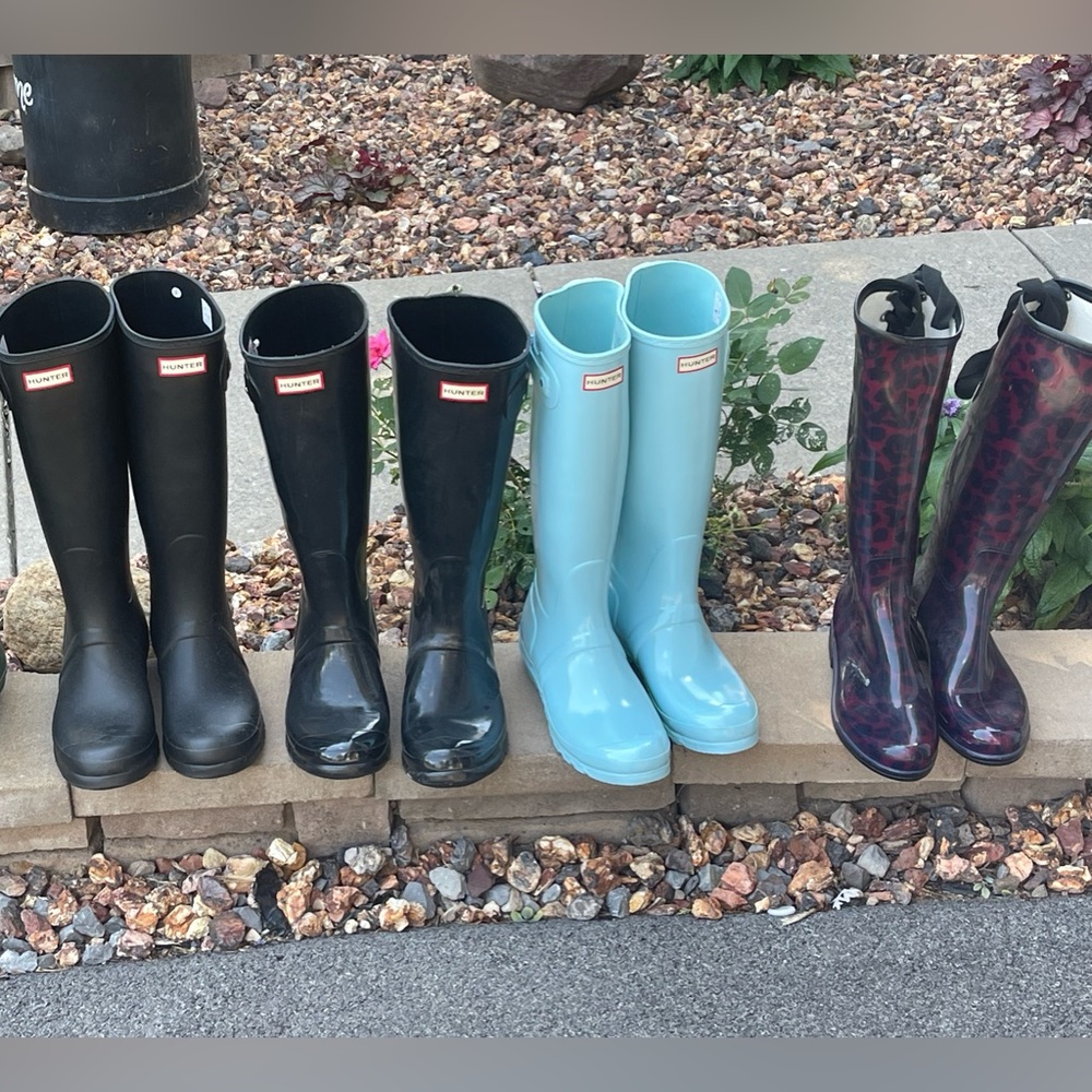 Tall hunter boots size 11